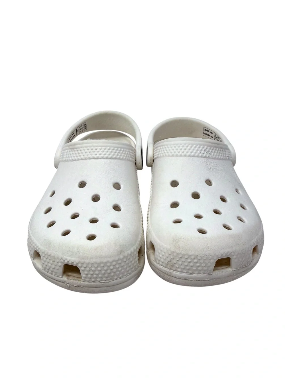 CROCS white Classic slip on Clog child’s size 10